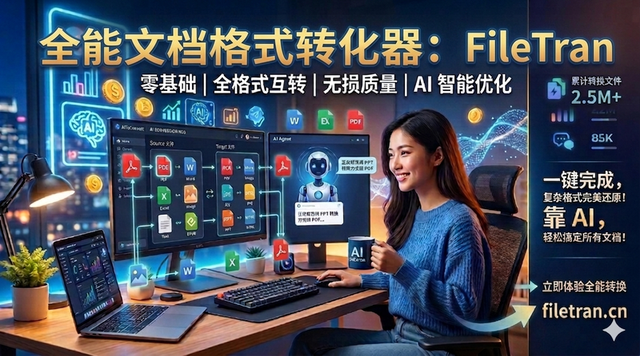 高效办公必备：FileTran文件转换工具如何提升办公效率